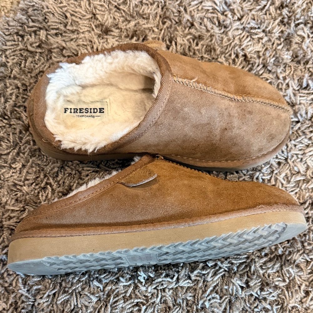 Fireside Men's Brown Suede Loafers